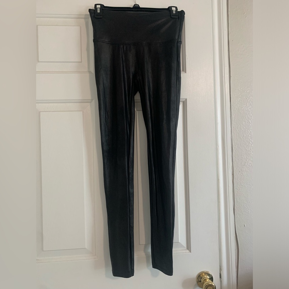 SPANX Faux Leather Leggings